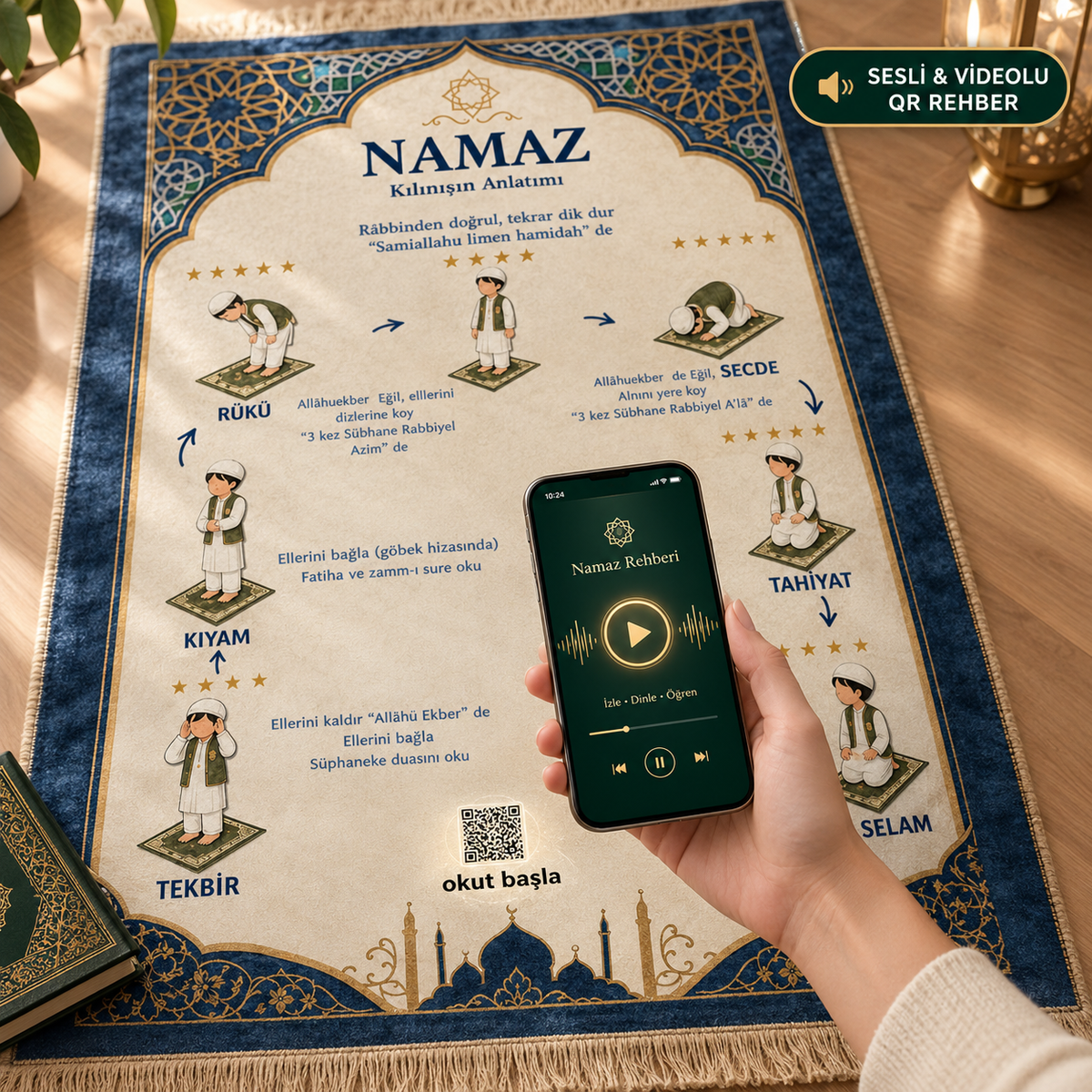 RehberSeccade™ | Namaz Öğreten Seccade